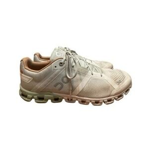 On Running Cloudflow Road Running Shoe Aloe Green Mesh Upper Athletic Sneaker 9.